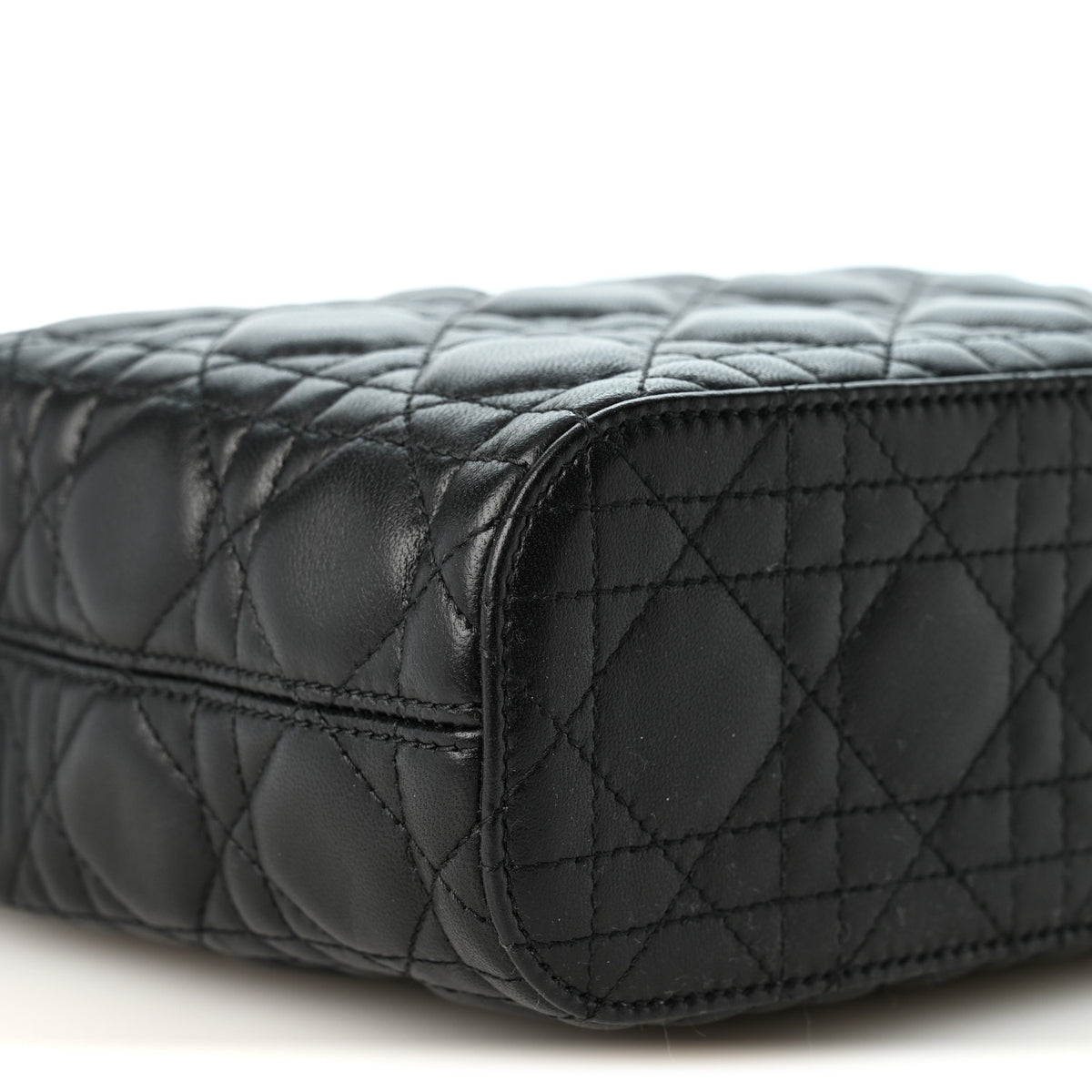Calfskin Cannage Small Toujours Hobo Black