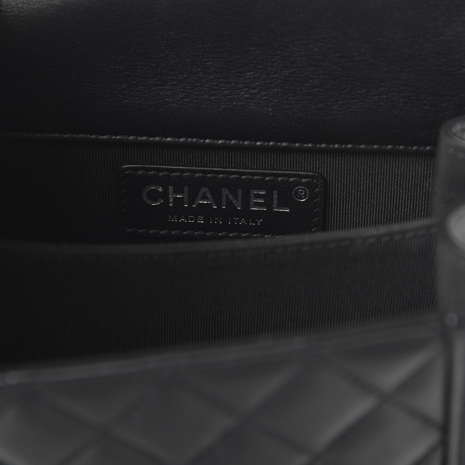 Chanel Calfskin Quilted North South Boy Flap Black 8 of 10