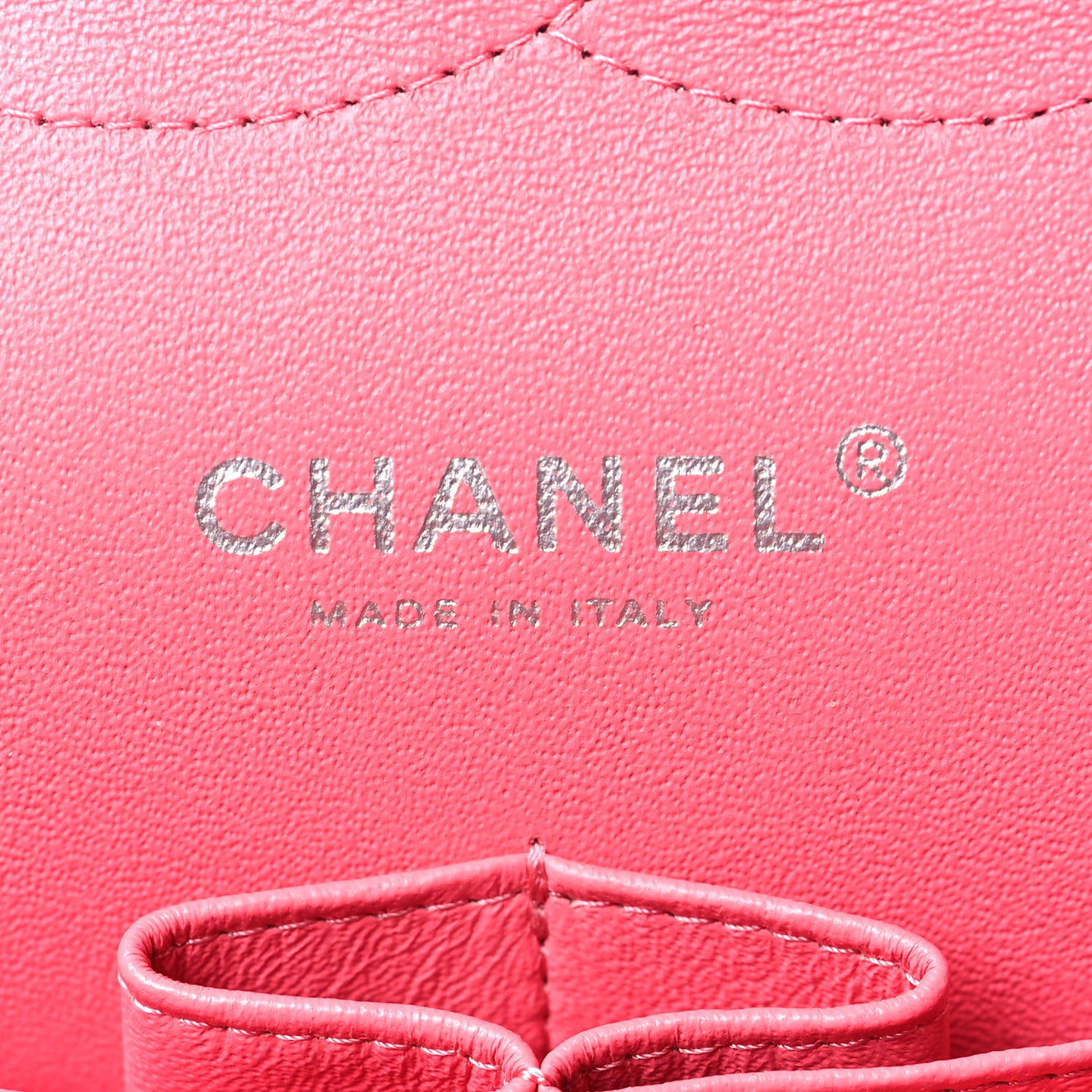 Patent Quilted Jumbo Double Flap Pink