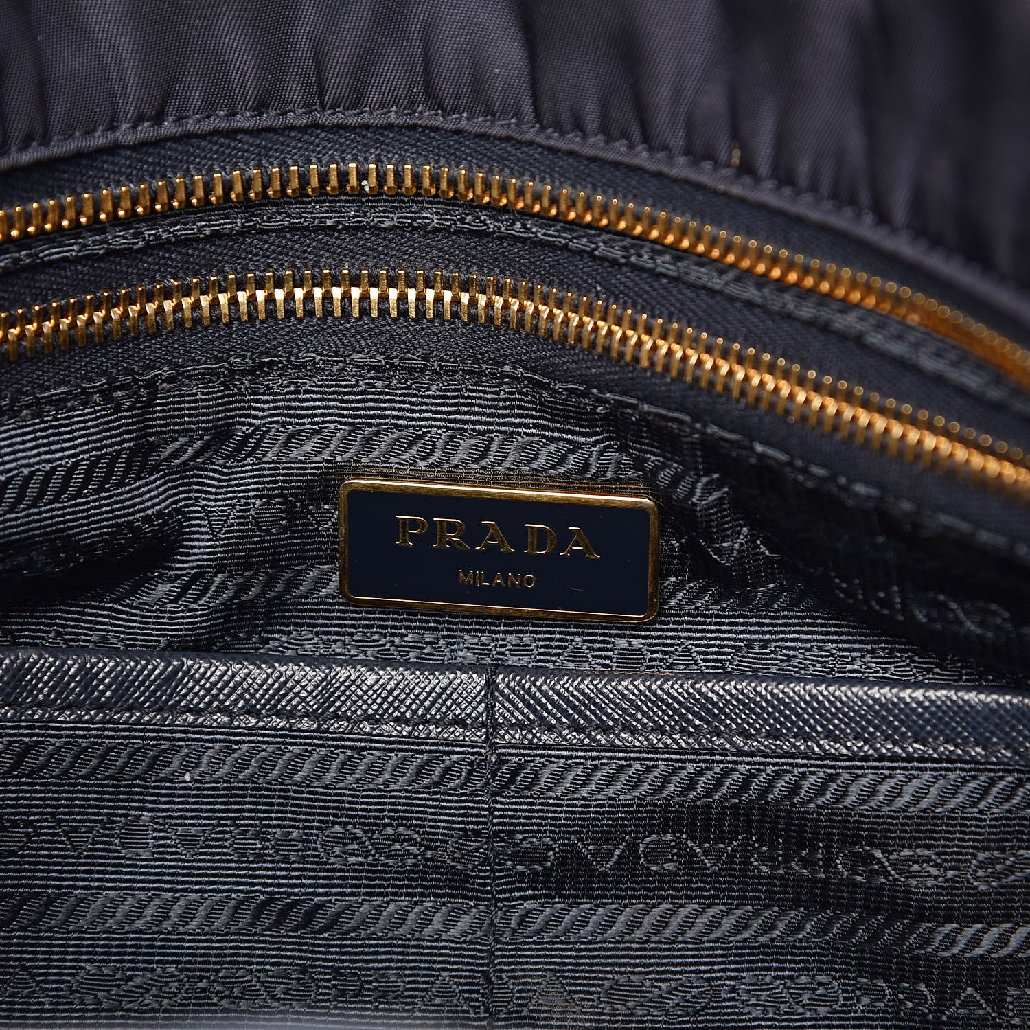Prada Tessuto Nylon Vela Diaper Bag Blue 6 of 12
