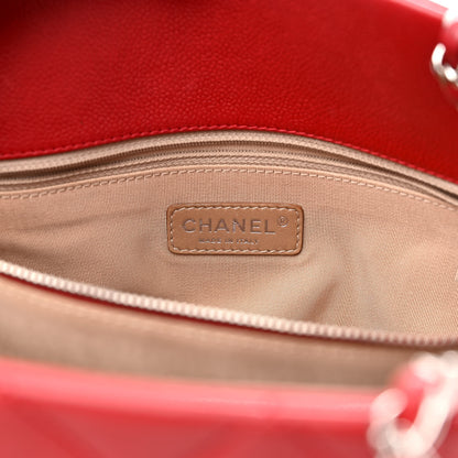Chanel Caviar Quilted Timeless CC Soft Tote Red 8 of 16