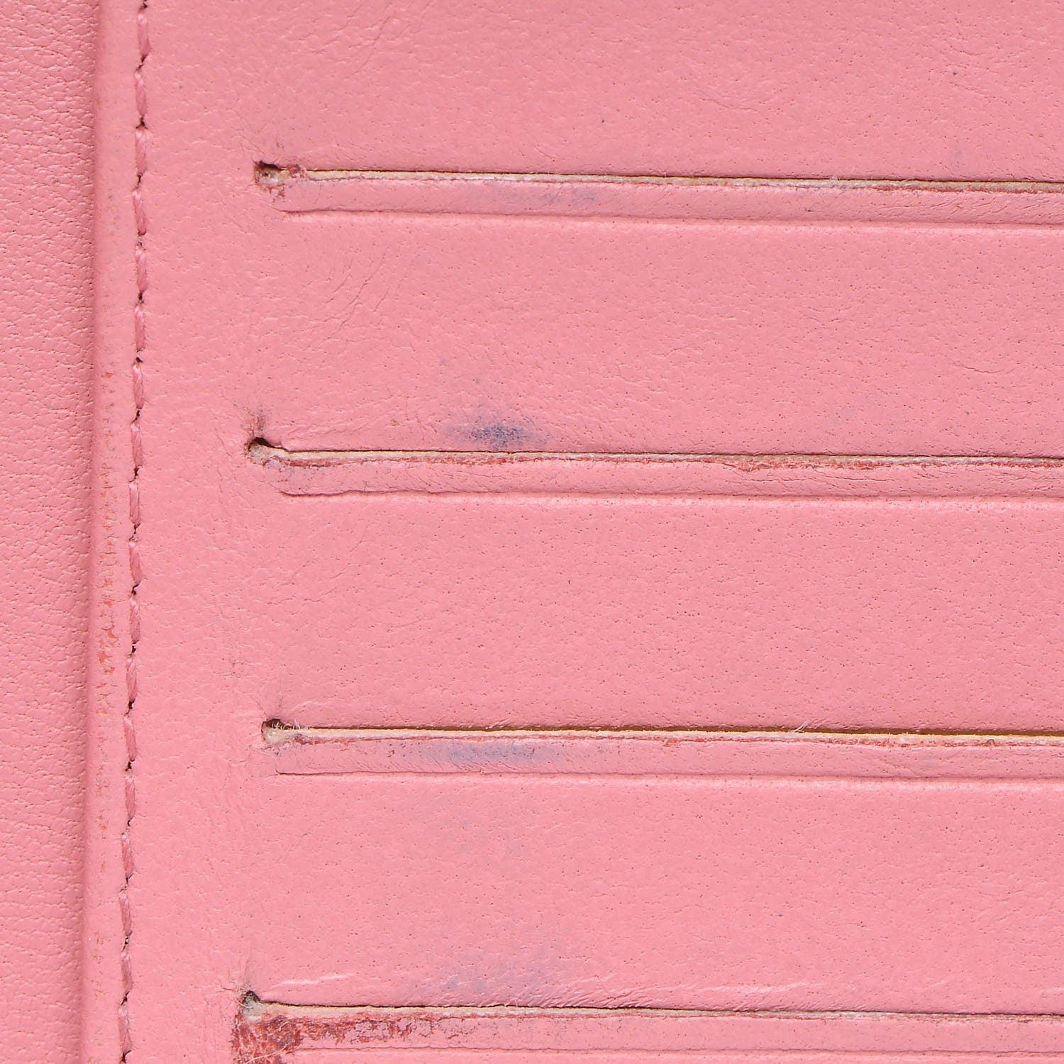 Chanel Lambskin Camellia Embossed L-Zip Pocket Wallet Pink 13 of 13