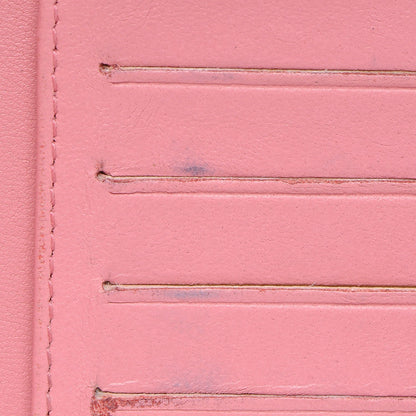 Chanel Lambskin Camellia Embossed L-Zip Pocket Wallet Pink 13 of 13