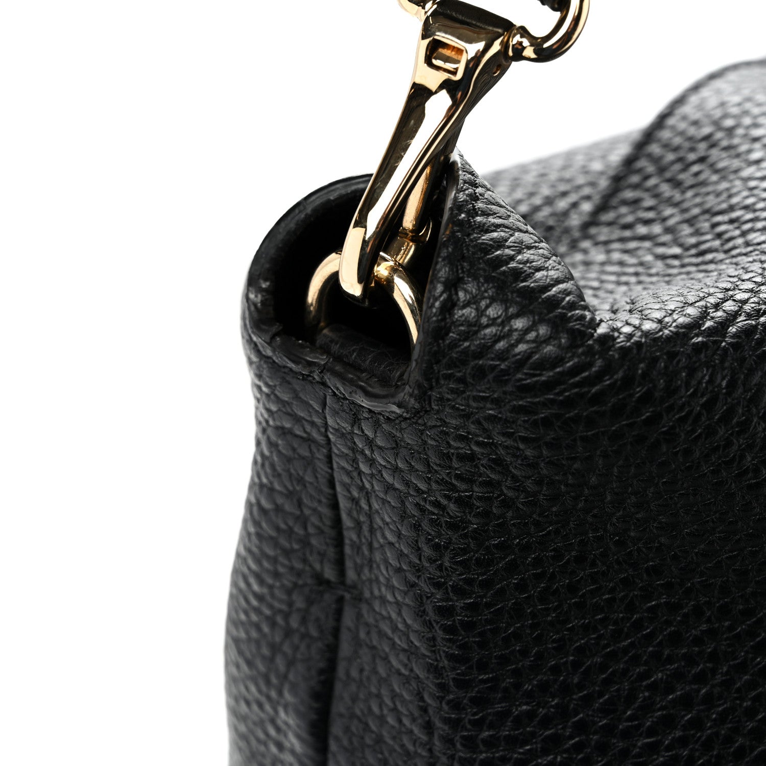 Burberry Grainy Calfskin Medium Cale Hobo Black 10 of 10