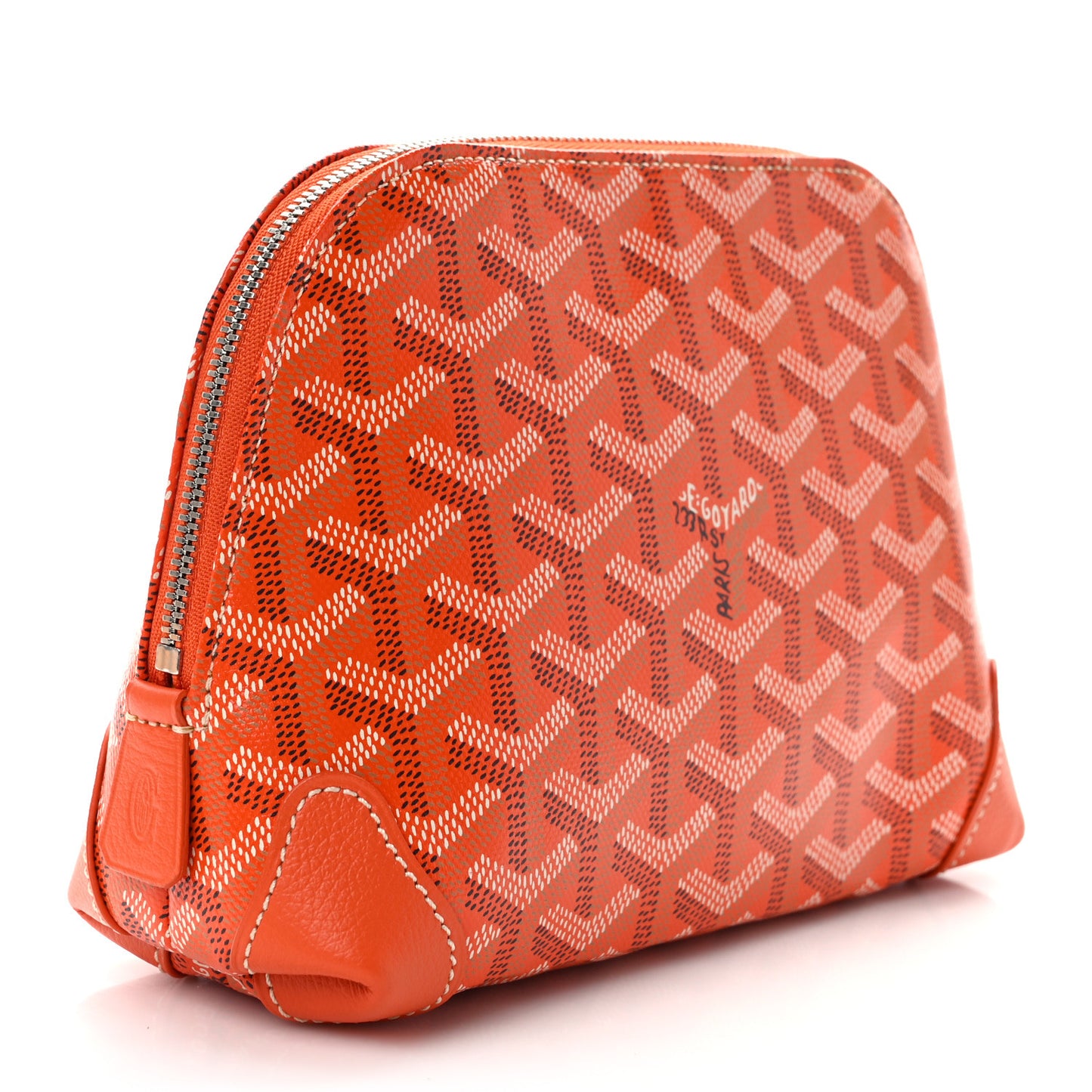 Goyardine Vendome Toiletry Pouch Orange