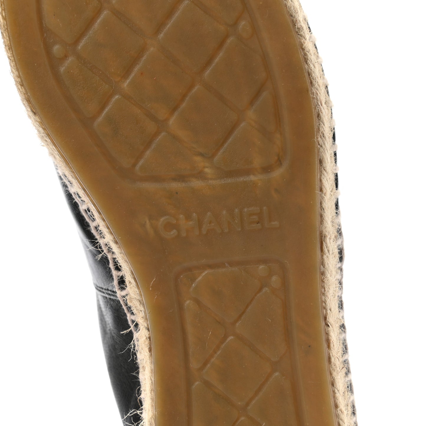 Lambskin CC Espadrilles 39 Black