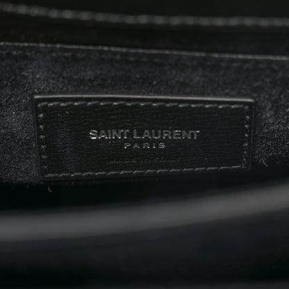 Saint Laurent Calfskin Medium Monogram Sunset Black 6 of 11