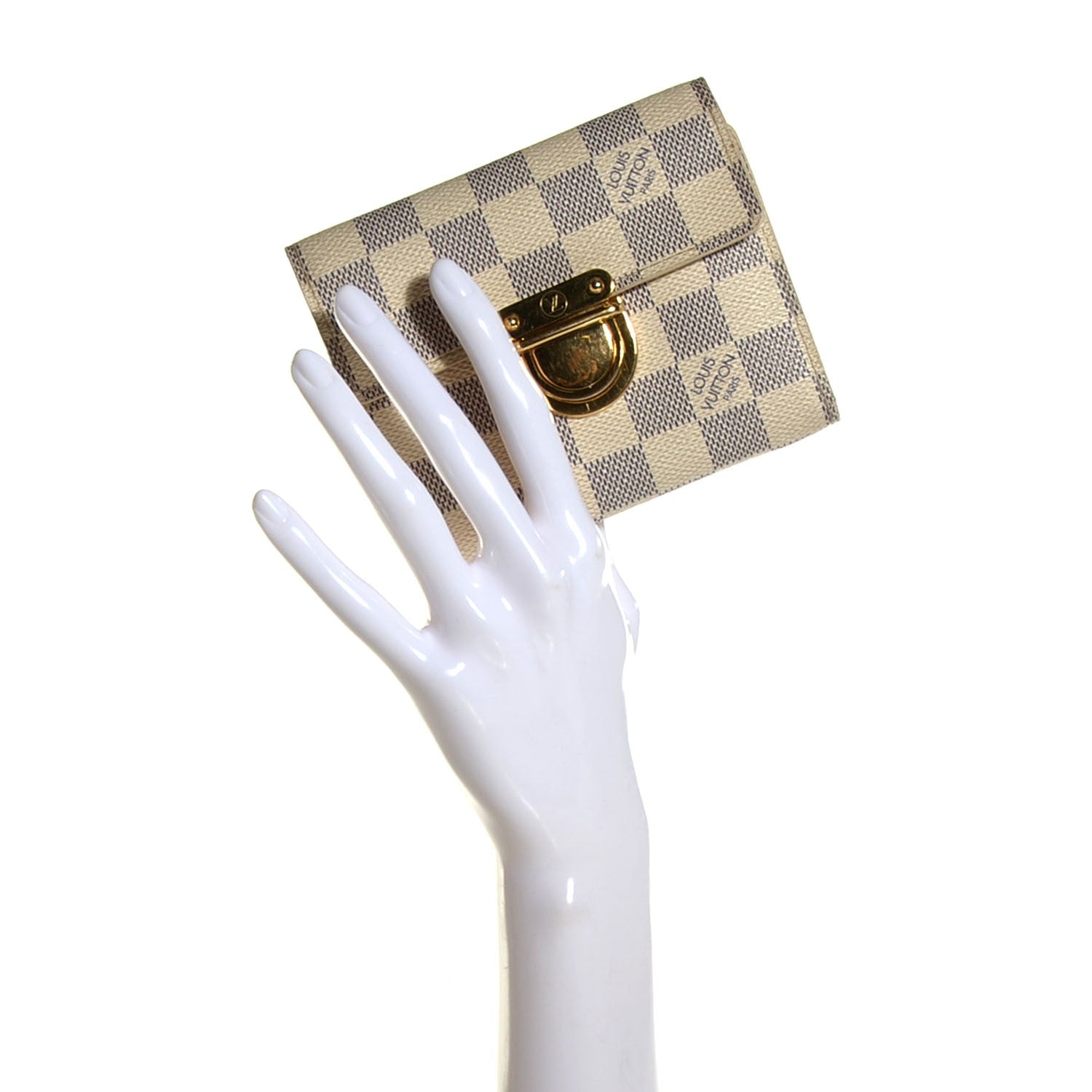 Louis Vuitton Damier Azur Koala Wallet 2 of 7