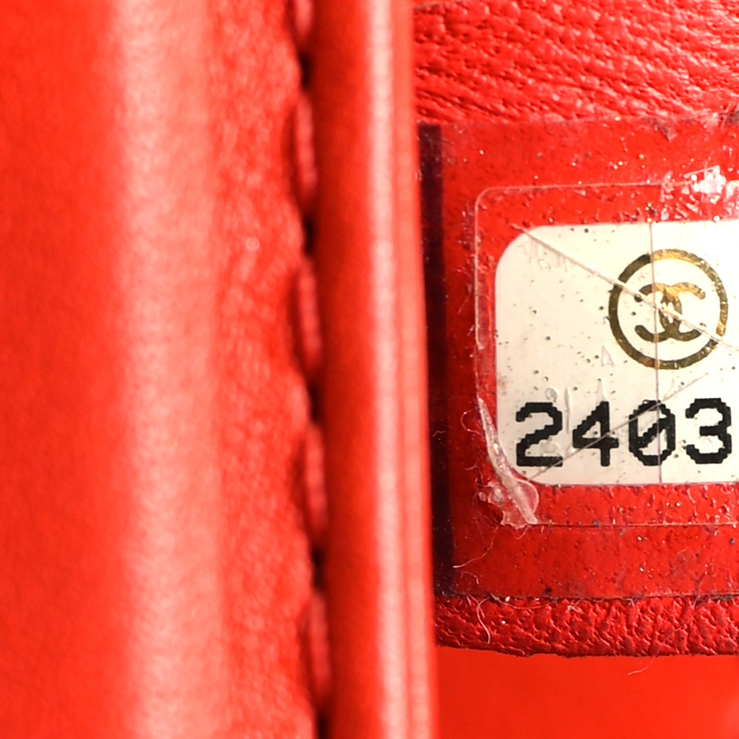 Calfskin Braided Small Chic Flap Red