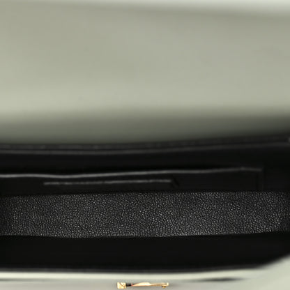 Saint Laurent Smooth Calfskin Small Solferino Satchel Acqua 5 of 9