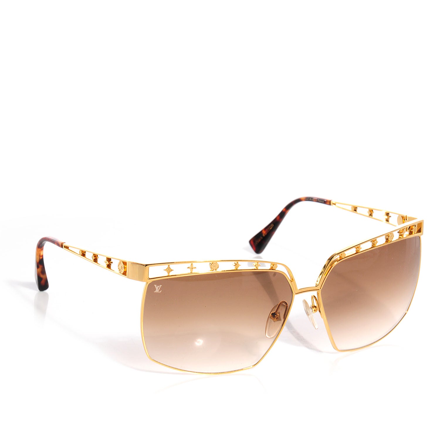 Louis Vuitton Dorothy PM Sunglasses Gold 3 of 6