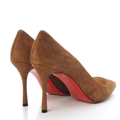 Christian Louboutin Veau Velours Decoltish 85 Pumps 36.5 Indiana 4 of 9