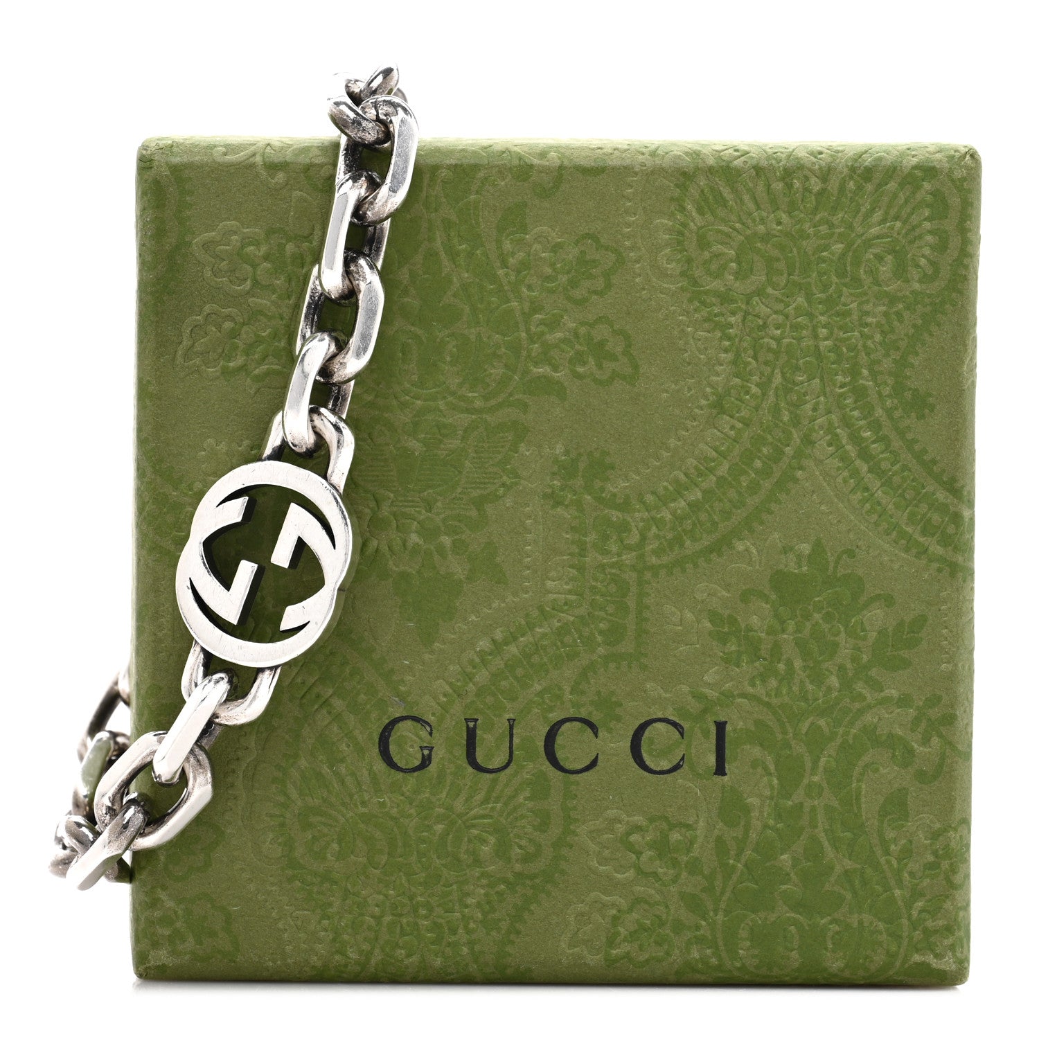 Gucci Sterling Silver Interlocking G Link Bracelet 4 of 4