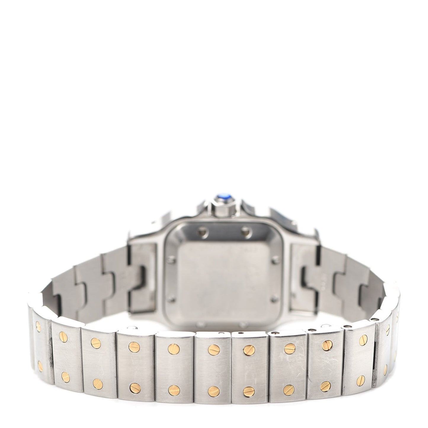Stainless Steel 18K Yellow Gold 24mm Santos De Cartier Galbee Automatic Watch