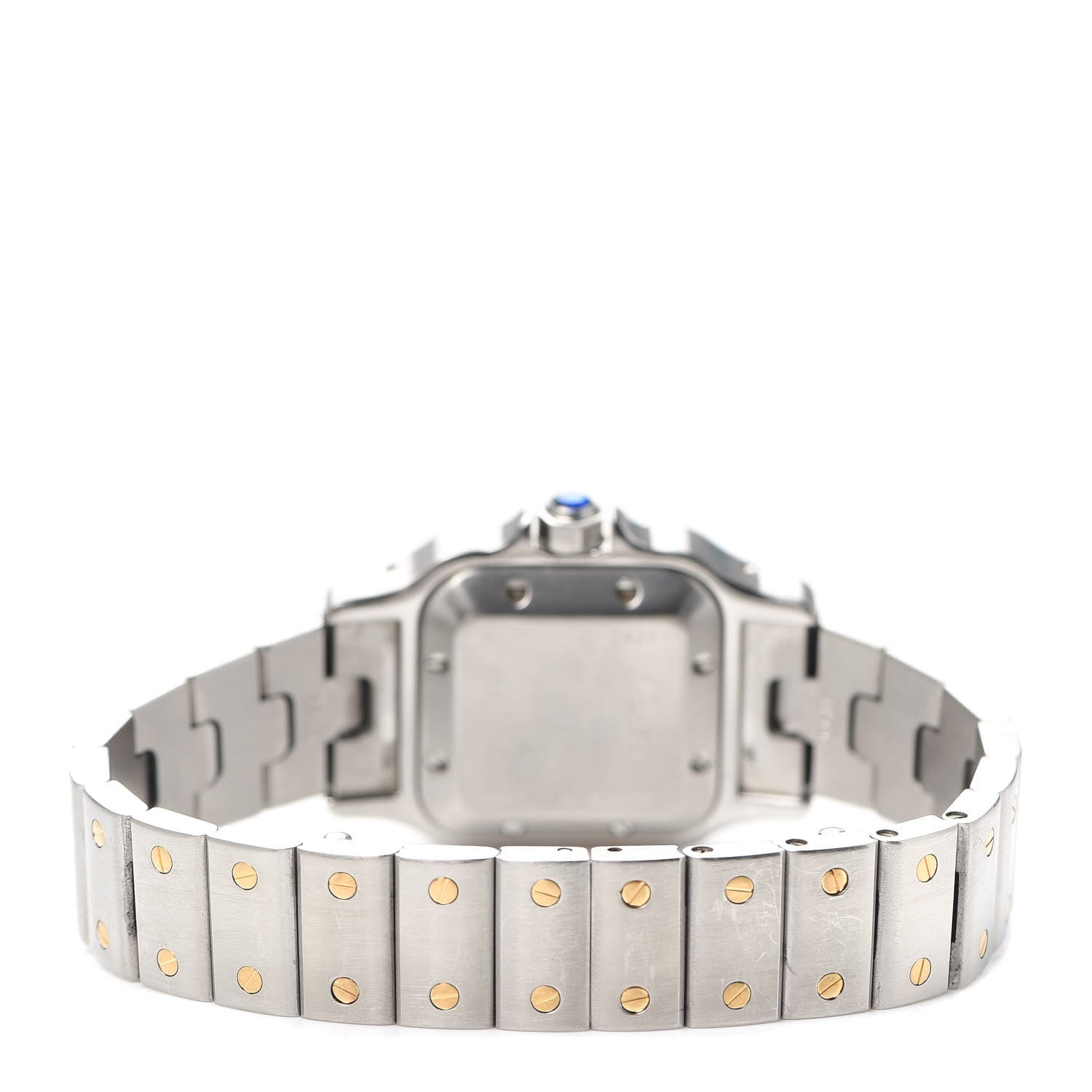 Cartier Stainless Steel 18K Yellow Gold 24mm Santos De Cartier Galbee Automatic Watch 3 of 6
