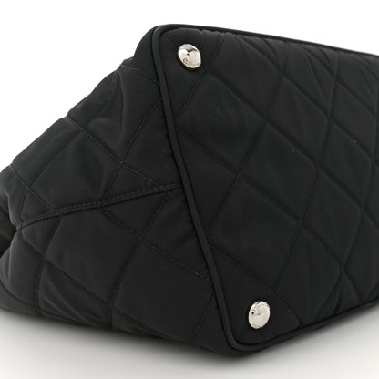 Prada Nylon Tessuto Impuntu Quilted Tote Black 9 of 10