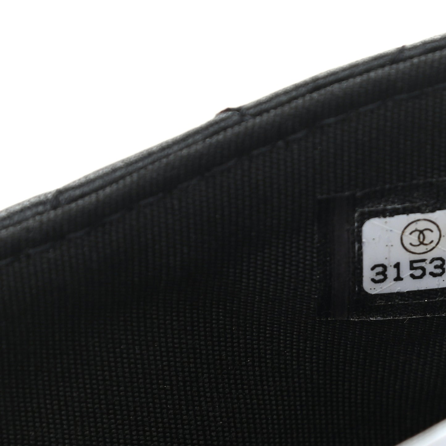 Calfskin Quilted Coco Mail Clutch With Chain Black