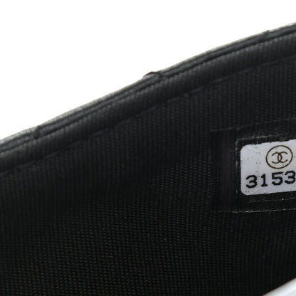 Chanel Calfskin Quilted Coco Mail Clutch With Chain Black 8 of 12