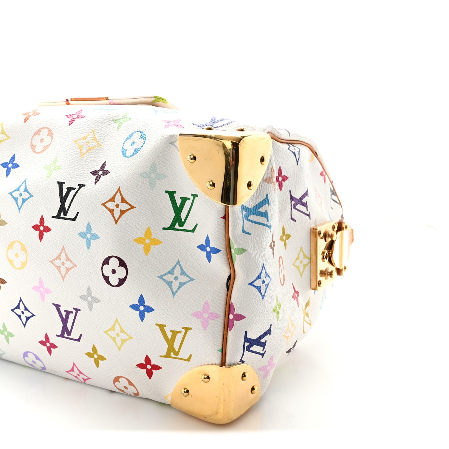 Monogram Multicolor Speedy 30 White