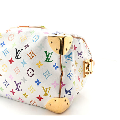 Louis Vuitton Monogram Multicolor Speedy 30 White 9 of 9