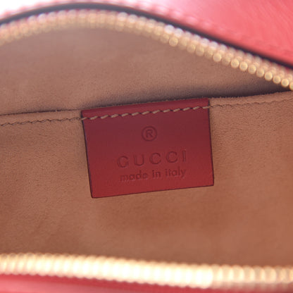 Gucci GG Supreme Monogram Blooms Mini Chain Shoulder Bag Beige Blue Navy Hibiscus Red 5 of 9
