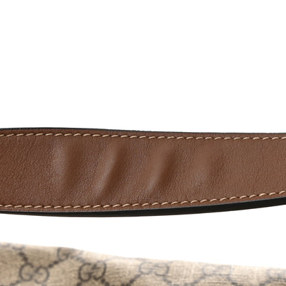 Gucci GG Supreme Monogram Large Linea A Hobo Light Brown 12 of 12