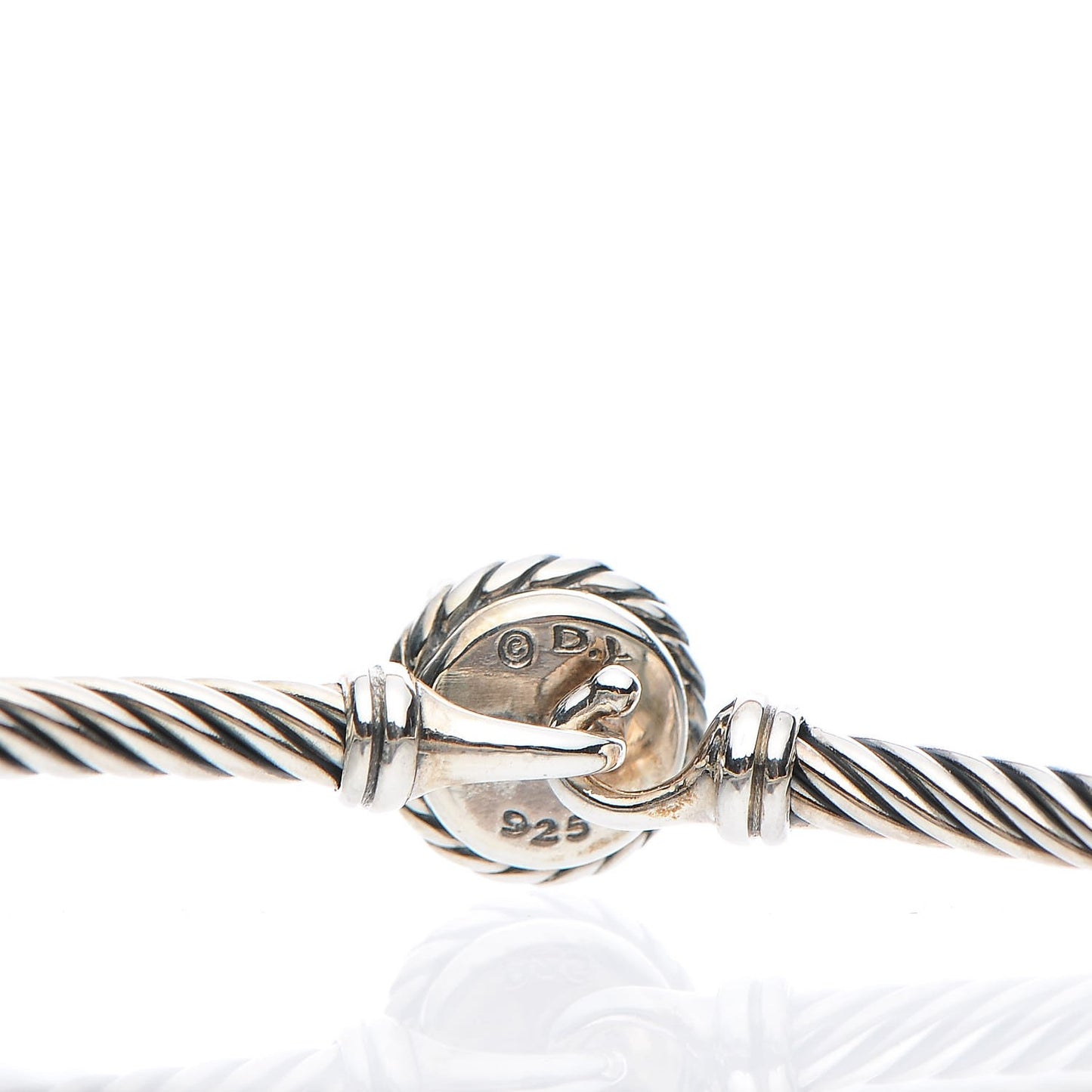 Sterling Silver Pearl 3mm Chatelaine Bracelet