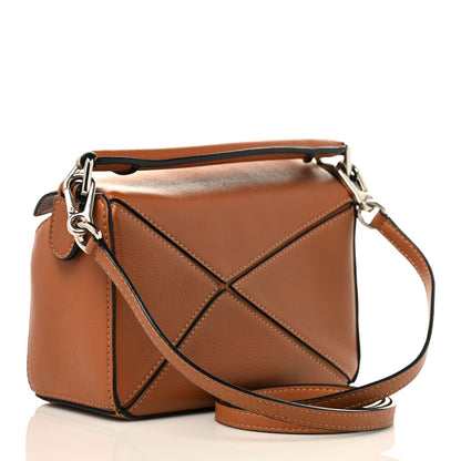 Loewe Calfskin Mini Puzzle Bag Tan 3 of 10