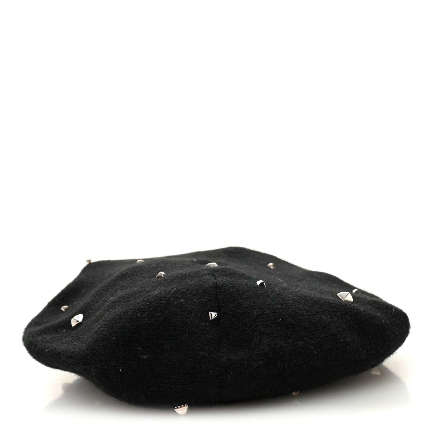 Hermes Cashmere Medor Studded Darling Beret S Black 5 of 9