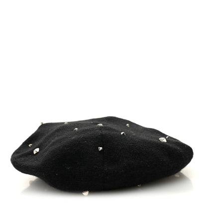 Hermes Cashmere Medor Studded Darling Beret S Black 5 of 9