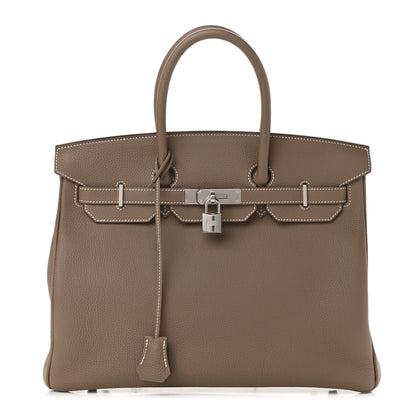 Hermes Togo Birkin 35 Etoupe 1 of 10