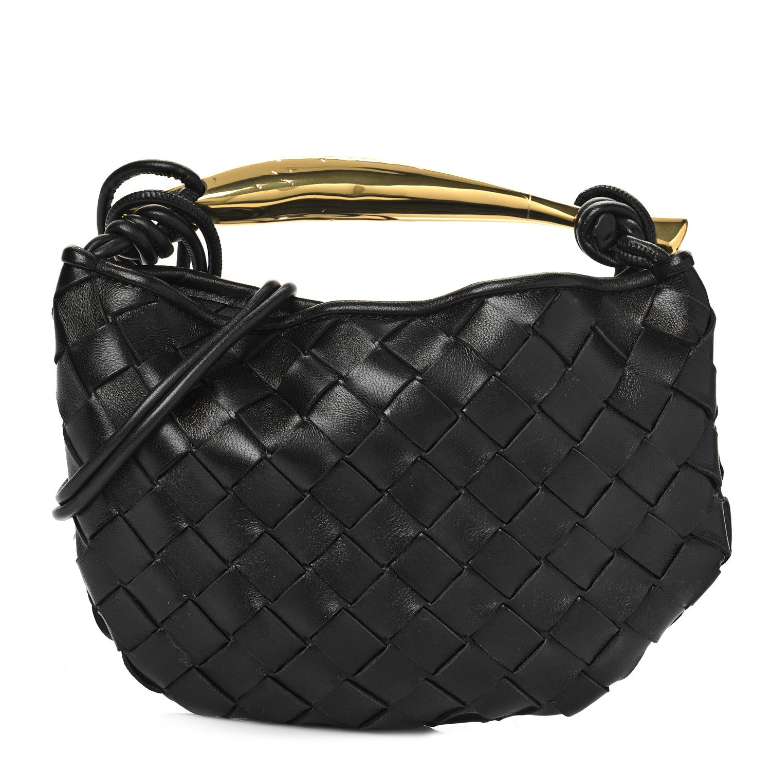 Bottega Veneta Nappa Intrecciato Mini Sardine Bag Black 1 of 8
