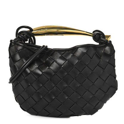 Bottega Veneta Nappa Intrecciato Mini Sardine Bag Black 1 of 8