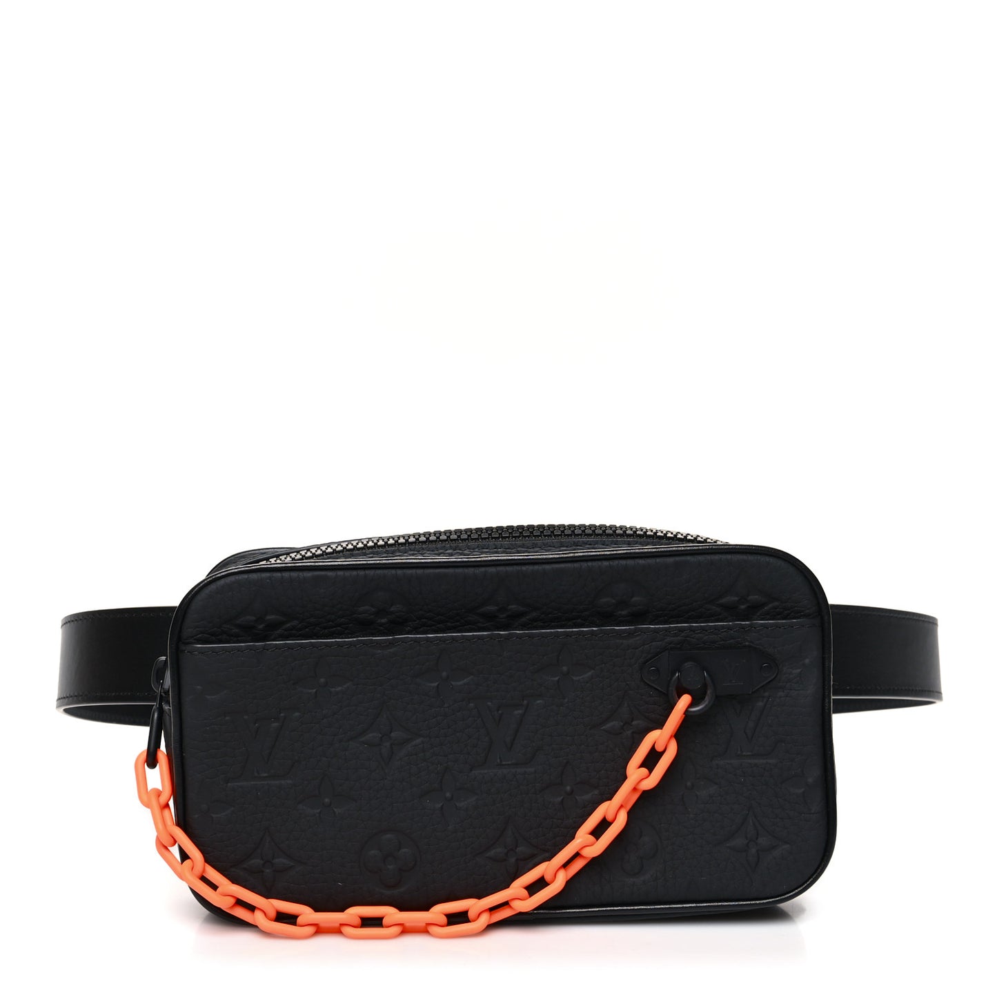 Taurillon Monogram Uniformes Solar Ray Soft Pochette Volga Belt Bag Black
