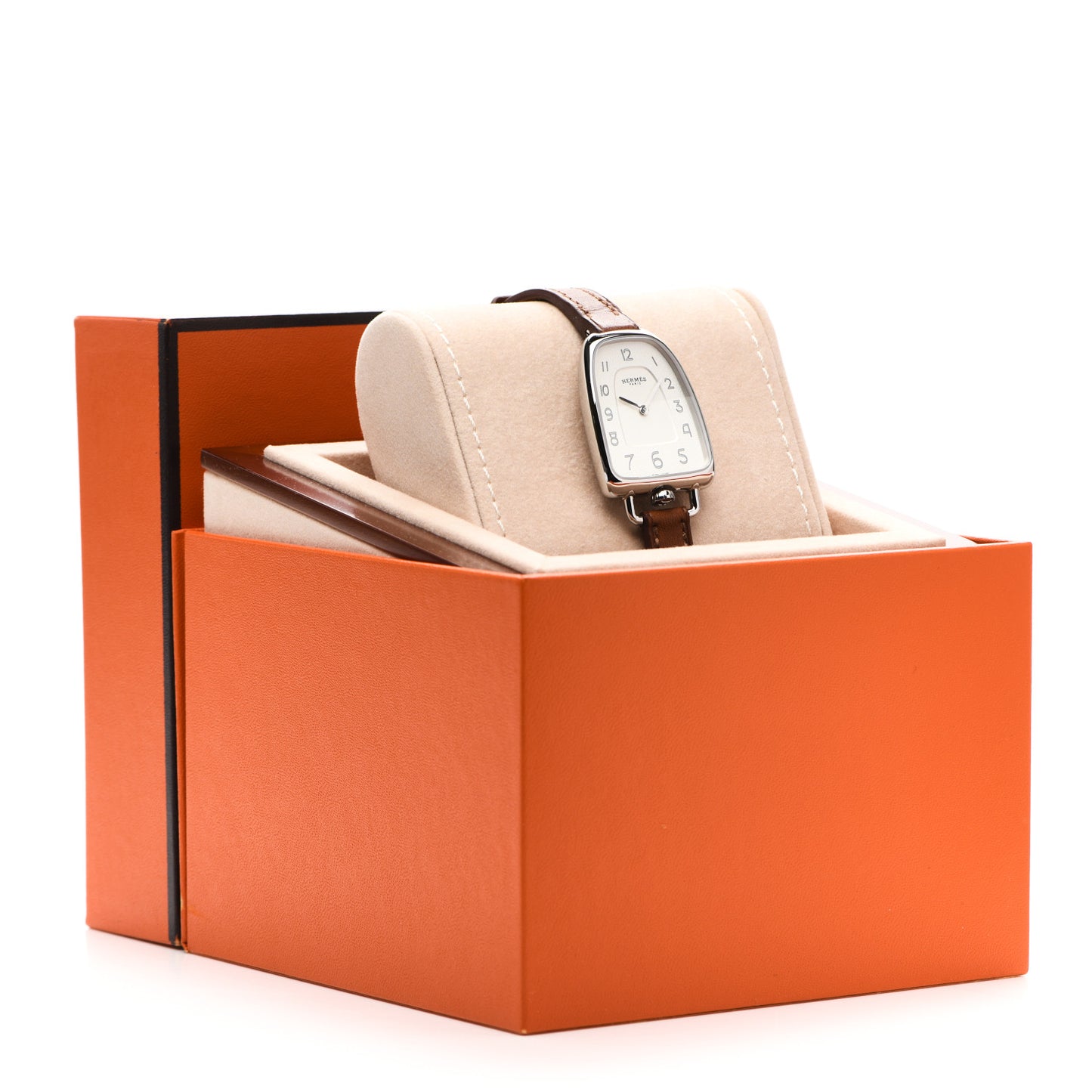 Stainless Steel Barenia 26mm Galop Quartz Watch Fauve