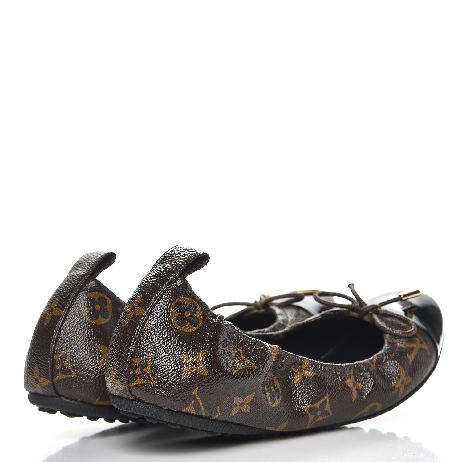 Louis Vuitton Monogram Flirty Ballerina Flats 42 Black 4 of 8