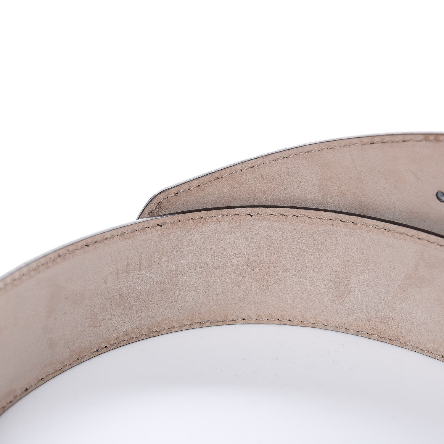 Gucci Guccissima Signature Interlocking G 40mm Belt 100 40 Verde 7 of 8