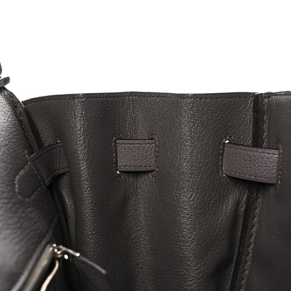 Hermes Togo Birkin 35 Etain 17 of 38