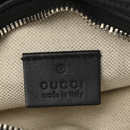 Gucci Calfskin GG Tennis Embossed Belt Bag Black 6 of 10