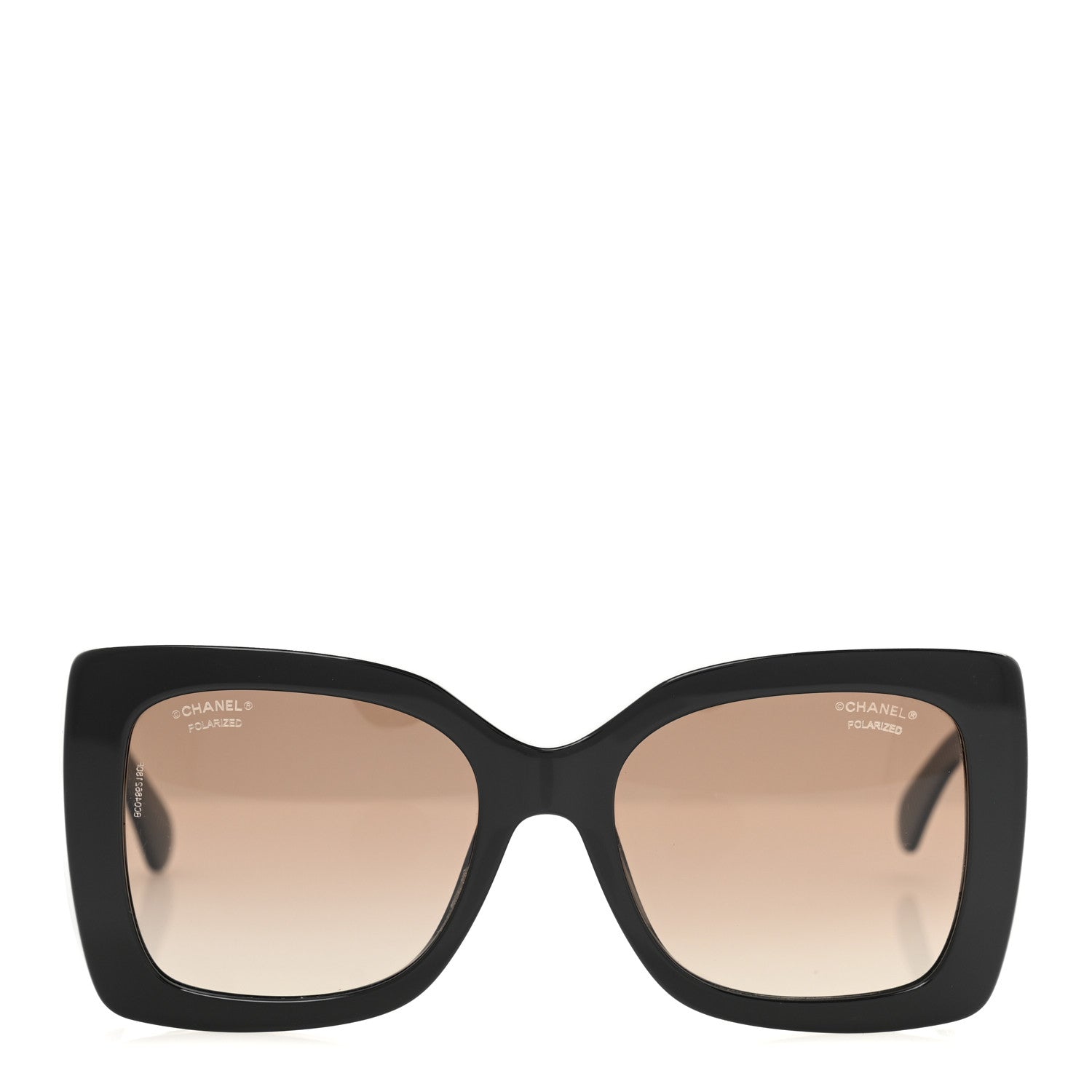 Chanel Square Polarized CC Sunglasses 5494-A Black 2 of 9