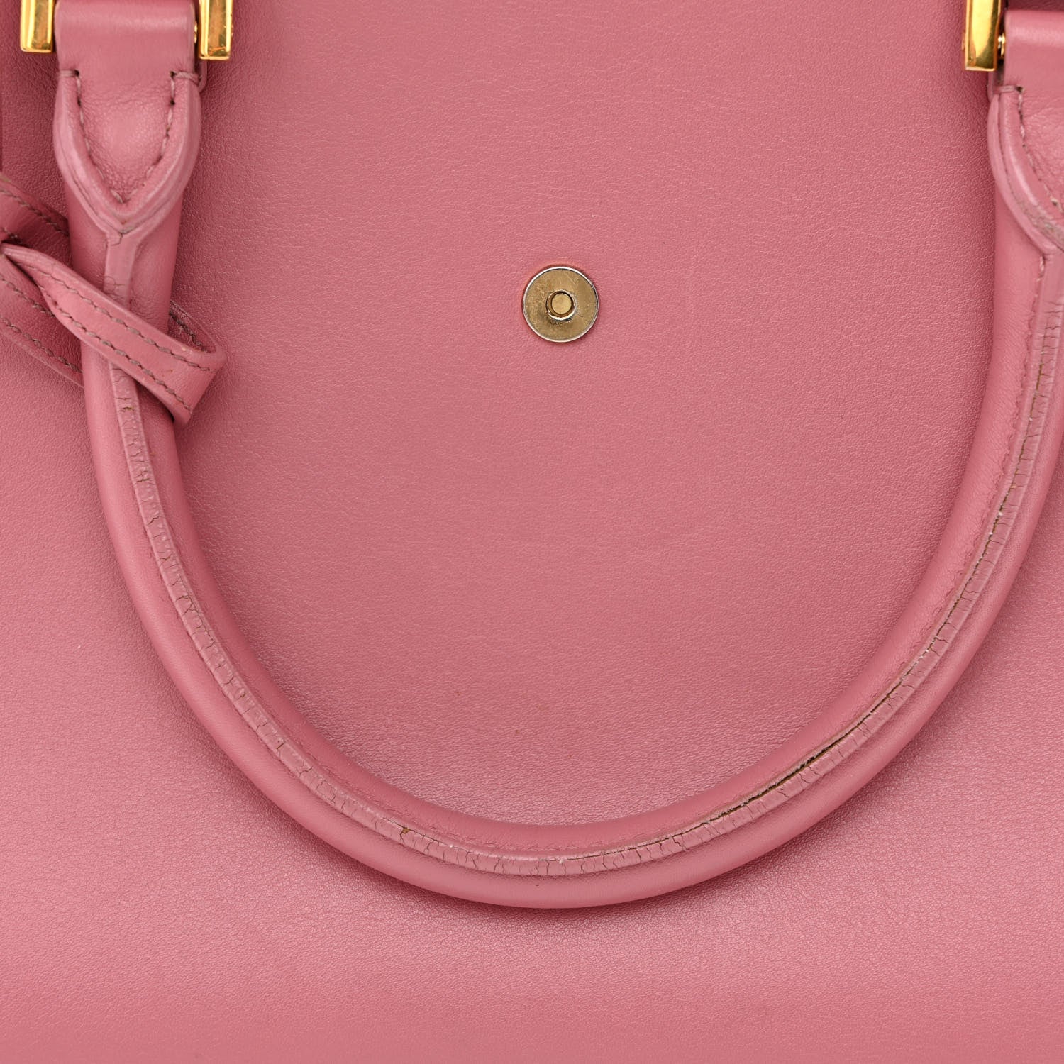 Saint Laurent Smooth Calfskin Small Monogram Cabas Vieux Rose 11 of 15