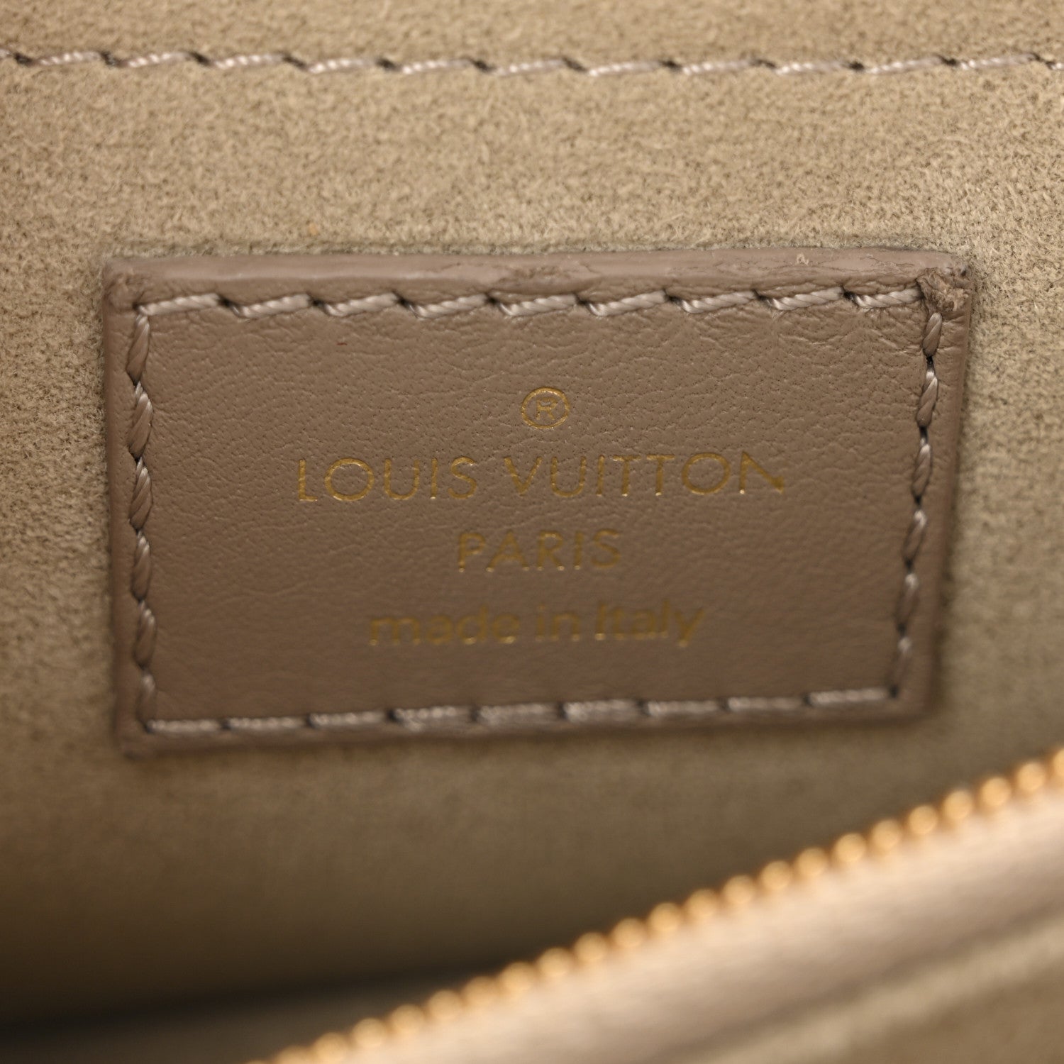 Louis Vuitton Calfskin LV New Wave Chain Bag Taupe 6 of 12