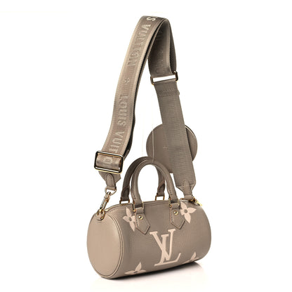 Louis Vuitton Empreinte Monogram Giant Papillon BB Tourterelle Cream 3 of 8