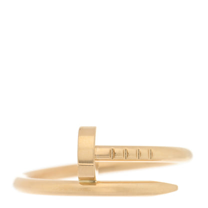 Cartier 18K Yellow Gold Small Juste Un Clou Ring 51 5.75 1 of 5