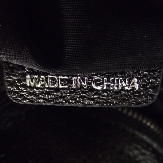 Nylon Tonal Check Tote Black