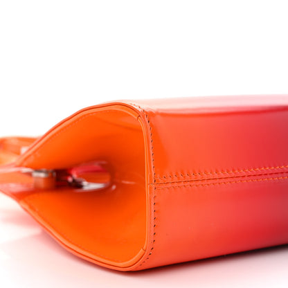 Salvatore Ferragamo Smooth Airbrushed Calfskin Mini Wanda Top Handle Bag Orange Multicolor 9 of 10