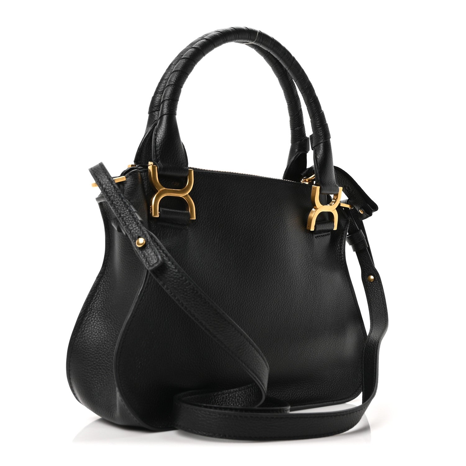 Chloe Calfskin Small Marcie Satchel Black 3 of 10