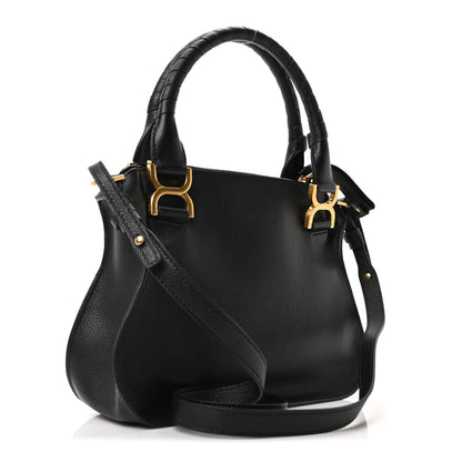 Chloe Calfskin Small Marcie Satchel Black 3 of 10