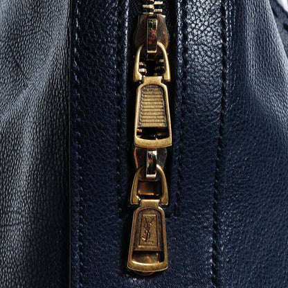 Saint Laurent Leather Oversized Muse Navy Blue 11 of 11