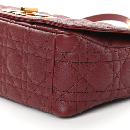 Christian Dior Calfskin Cannage Medium Caro Bag Brick Red 9 of 9